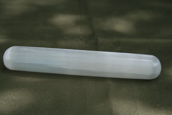 Selenite Massage Wand spiritual activation, communion with the higher self, spirit guides and angels 4419